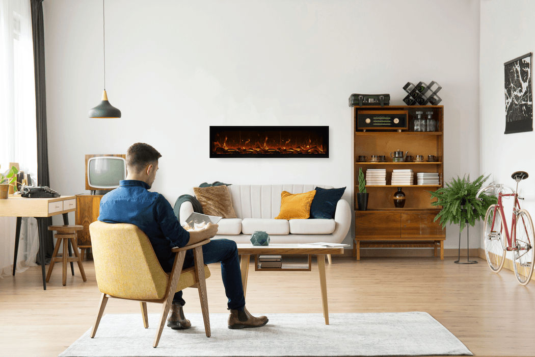 Amantii Symmetry Bespoke Xtra Tall Smart Electric Fireplace