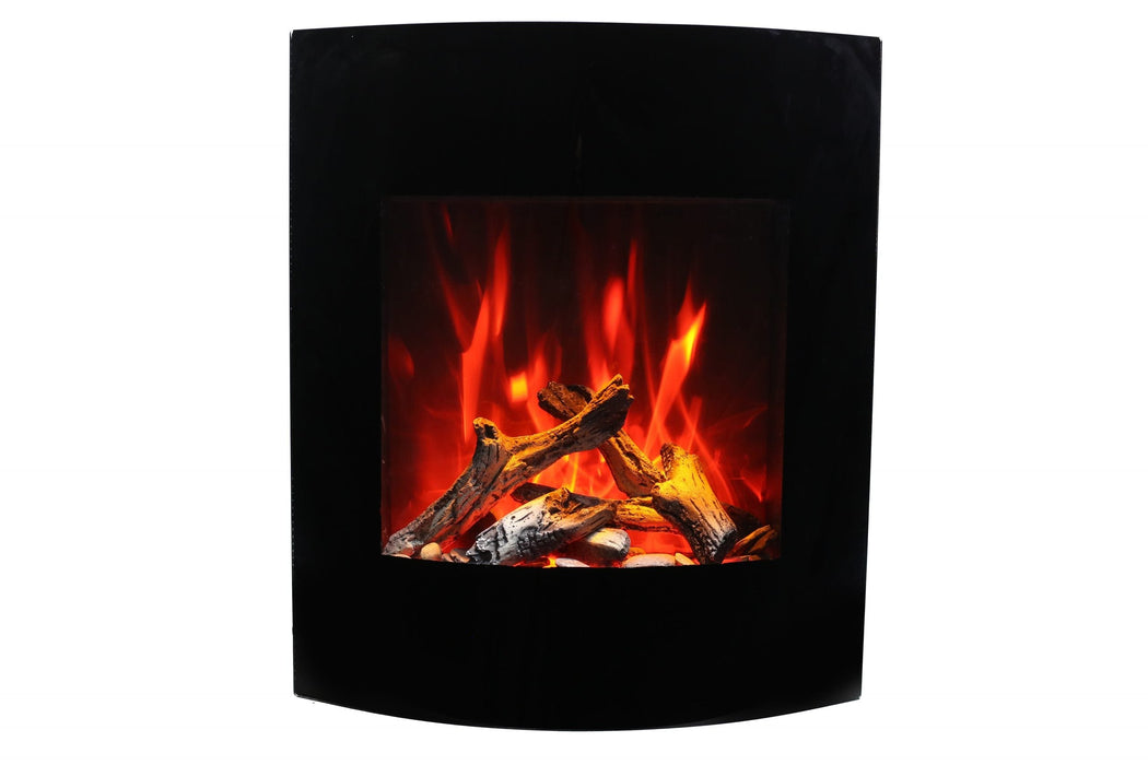 Amantii WM-BI-2428-VLR-BG wall mount Smart Electric Fireplace
