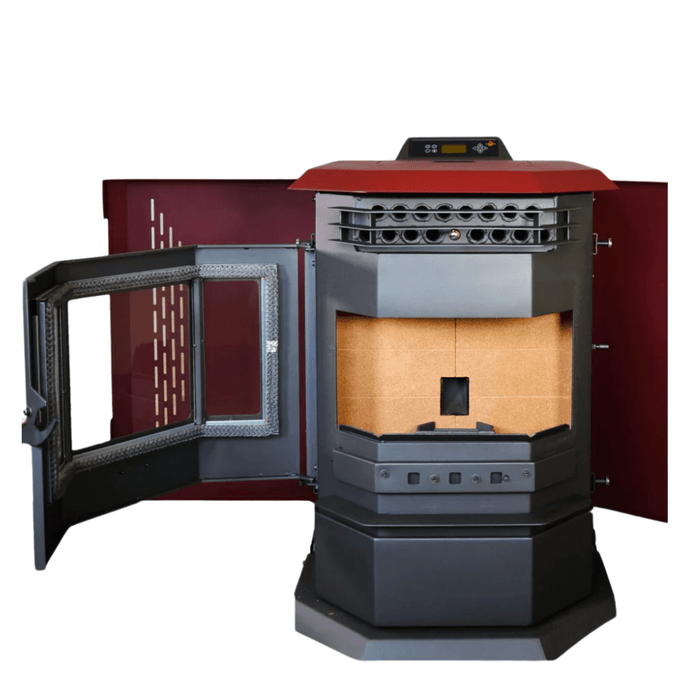 ComfortBilt HP22 Pellet Stove with Auto Ignition Burgundy