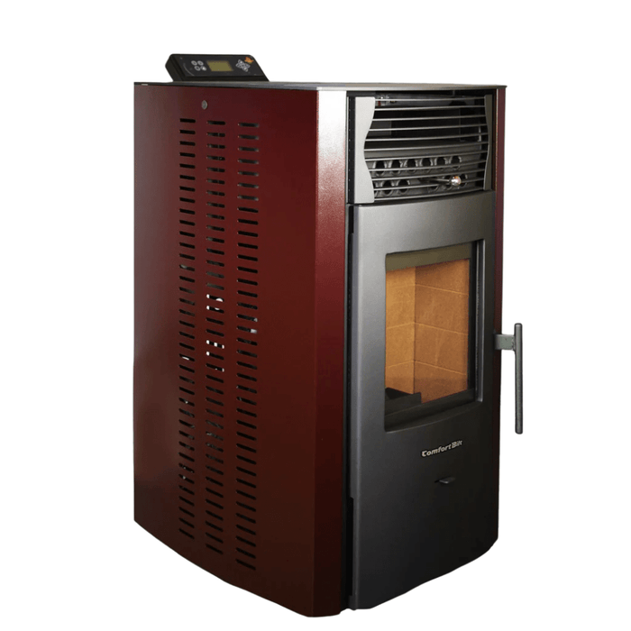 ComfortBilt HP50S Pellet Stove with Auto Ignition Burgundy