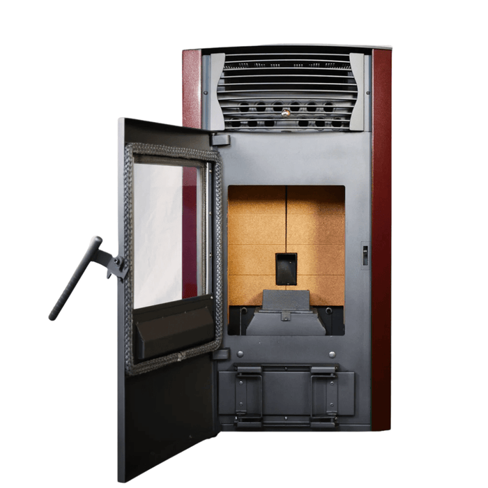 ComfortBilt HP50S Pellet Stove with Auto Ignition Burgundy