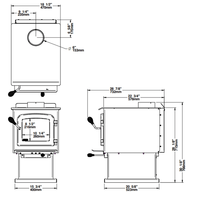 Drolet Escape 1200 Wood Stove