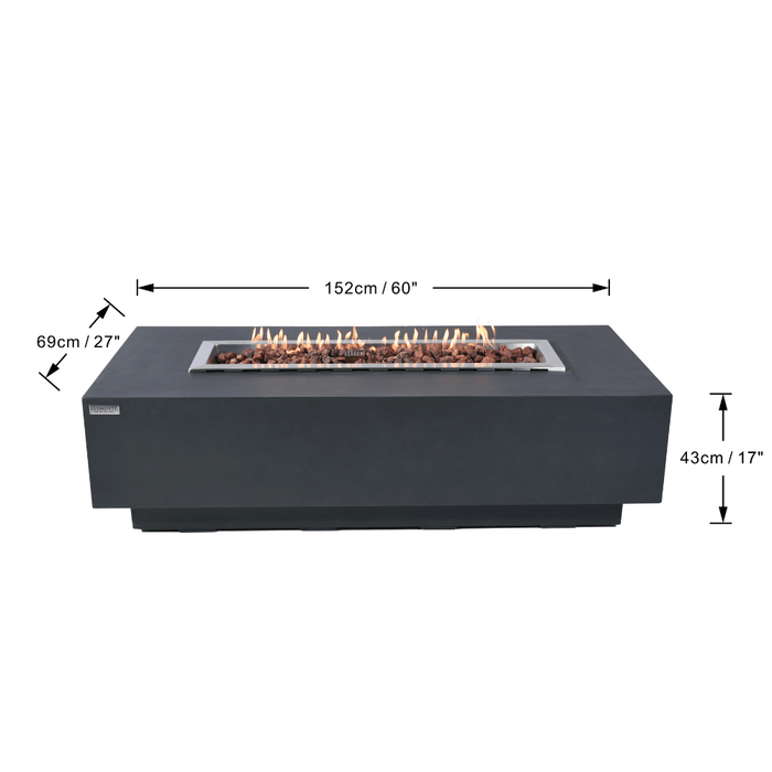 Elementi Hampton Fire Table