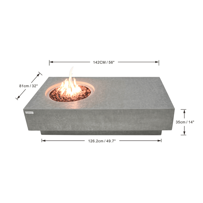 Elementi Metropolis Fire Table