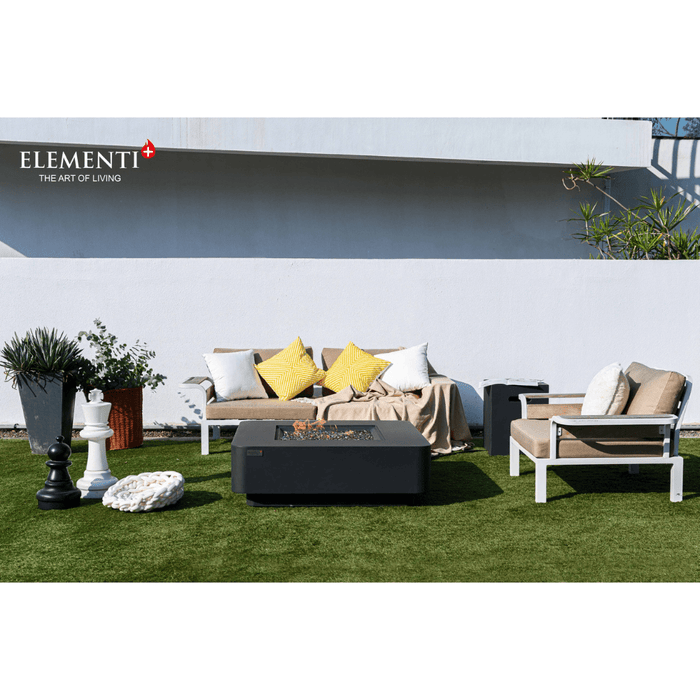 Elementi Plus Bergamo Fire Table Dark Gray