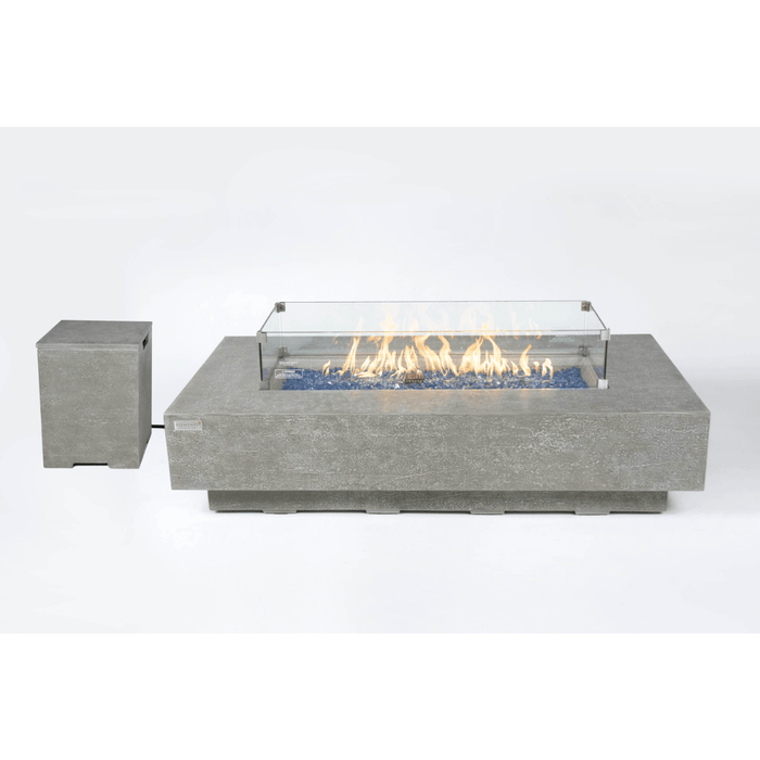 Elementi Plus Riviera Fire Table Light Gray