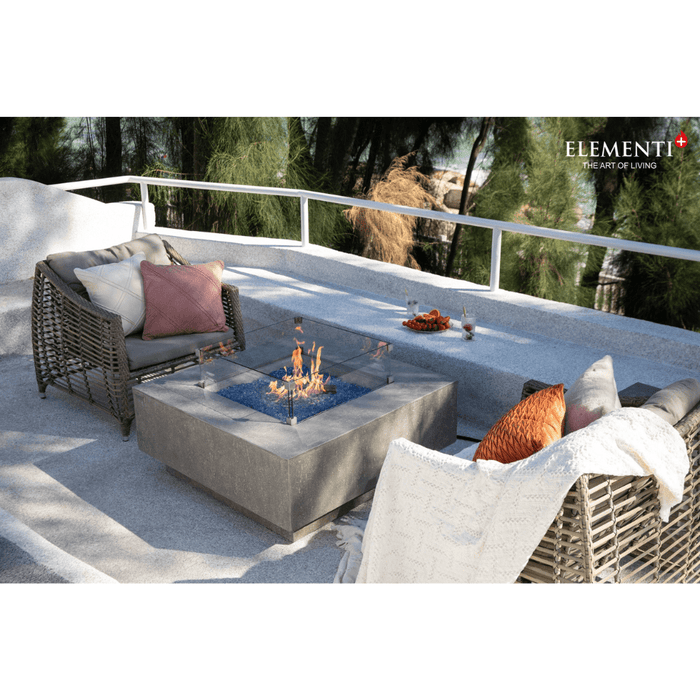 Elementi Plus Victoria Fire Table Light Gray