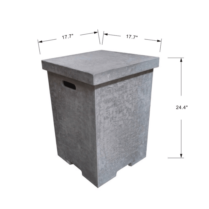 Elementi  Square Tank Cover 24.4''