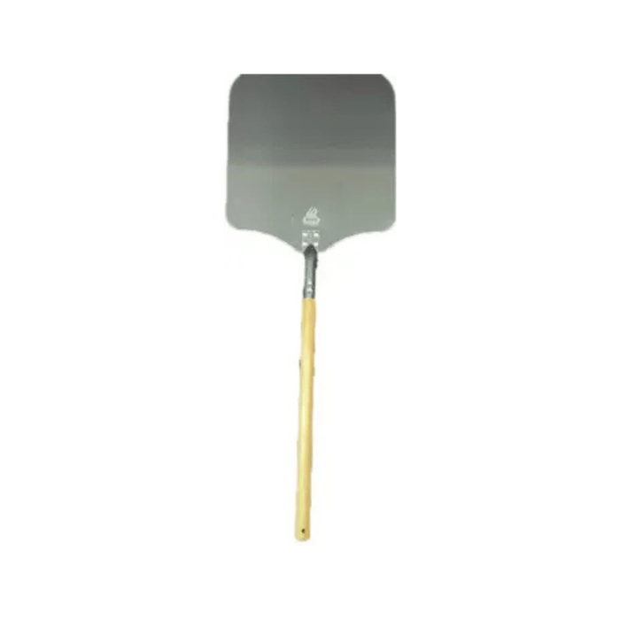 WPPO Traditional Aluminum Pizza Peel with Long Wooden Handle 14"W x 38"L
