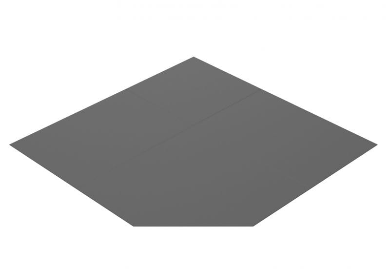 60'' Corner Hearth Pad