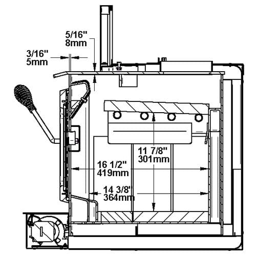 Drolet Escape 1800-I Wood Insert