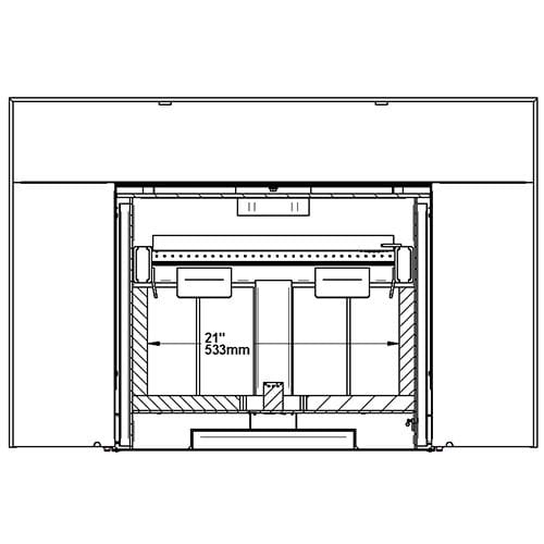 Drolet Escape 1800-I Wood Insert