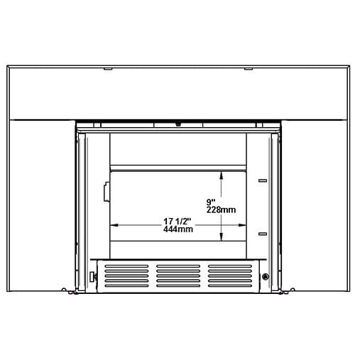 Drolet Escape 1800-I Wood Insert Trio (25FT)