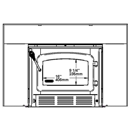 Drolet Escape 1800-I Wood Insert Trio (35FT)
