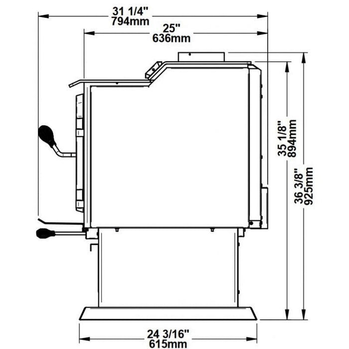 Drolet HT3000 Wood Stove