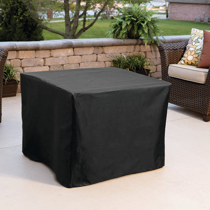 Endless Summer The Donovan, Dual Heat LP Gas Outdoor Fire Pit/Patio Heater with Wood Look Resin Mantel