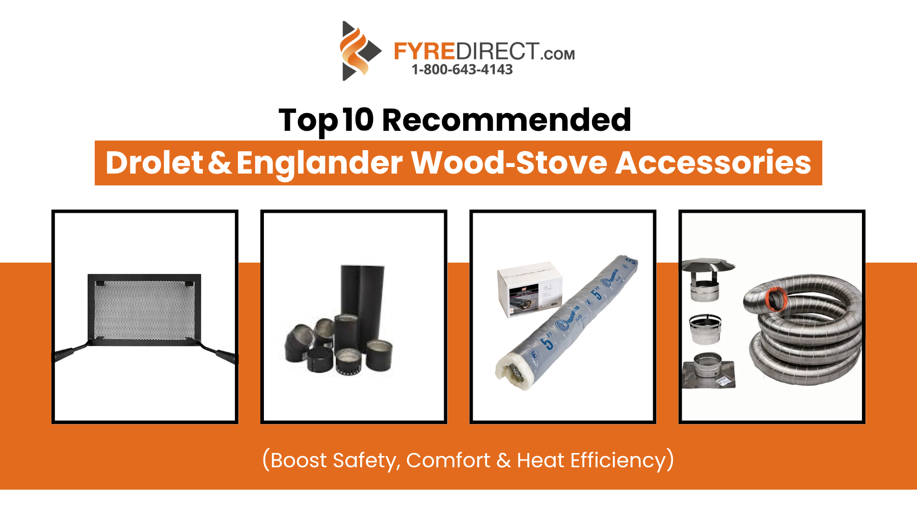 Top 10 Recommended Drolet & Englander Wood-Stove Accessories