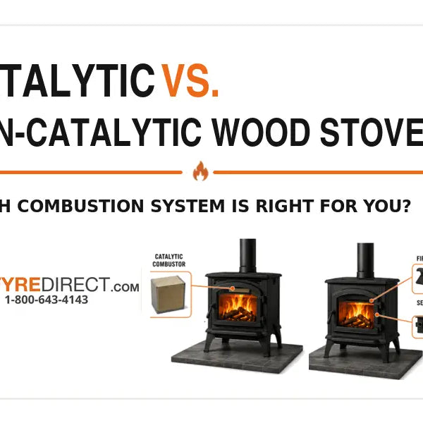Catalytic versus non-catalytic wood stove combustion systems comparison