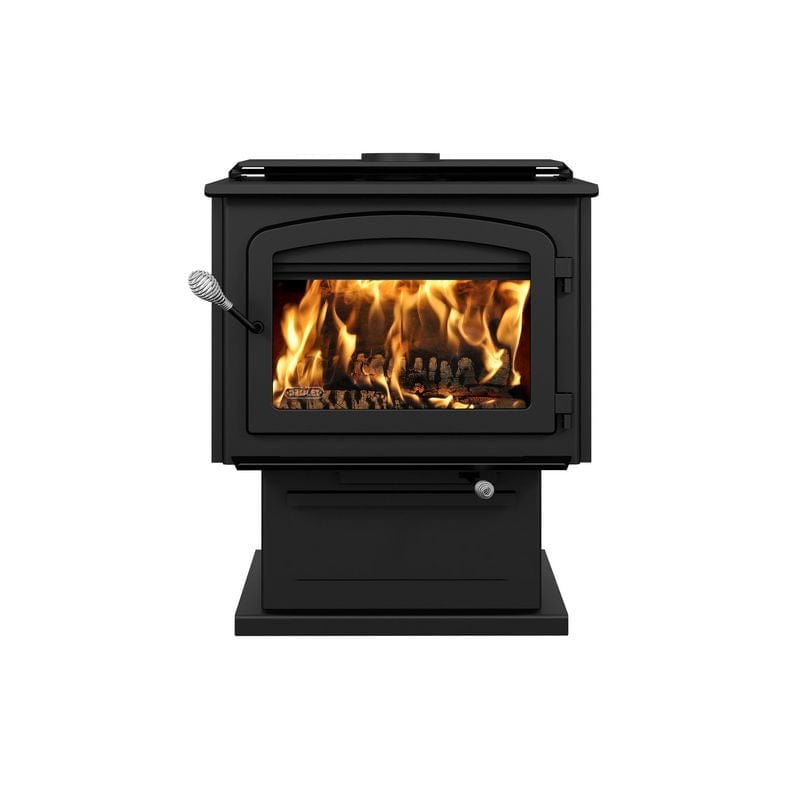 Modern wood stove as an alternative to heating a home with oil