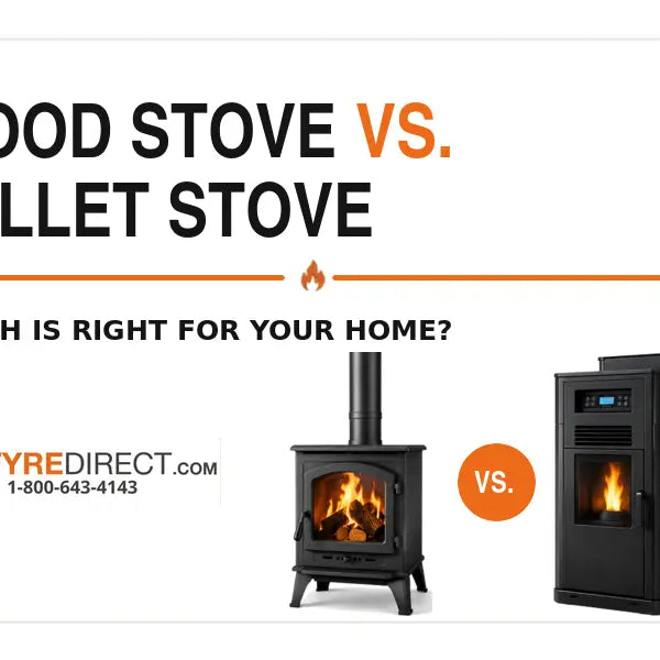 Wood stove compared with a pellet stove for home heating