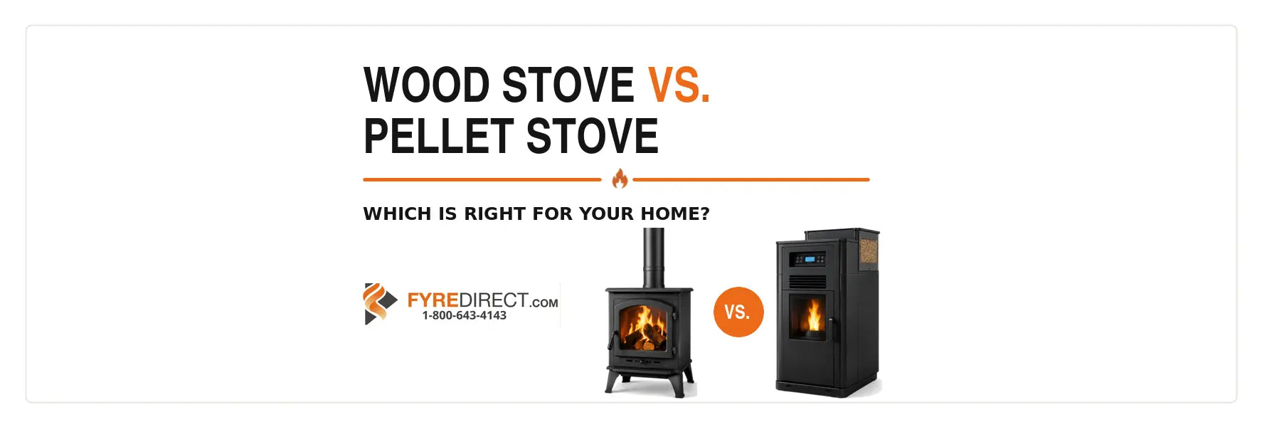 Wood stove compared with a pellet stove for home heating