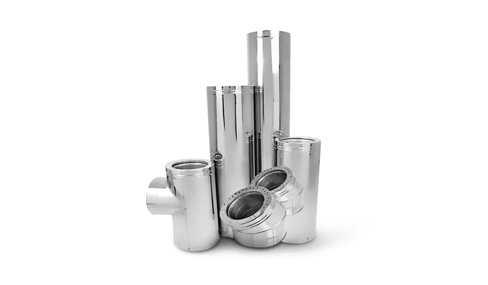 Ventis Class-A Chimney Pipe, Tee, and Elbow Fittings