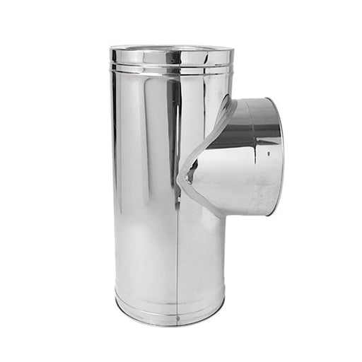 Ventis 6 inch Class-A 316L Short Body Insulated Tee with Cover - VA316-SBT06