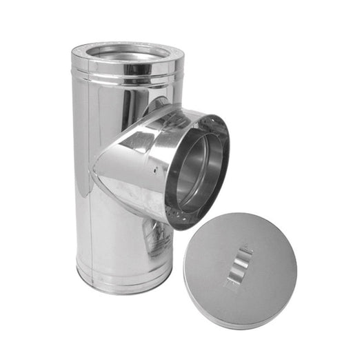 Ventis 6 inch Class-A 316L Insulated Tee with Cover - VA316-T06