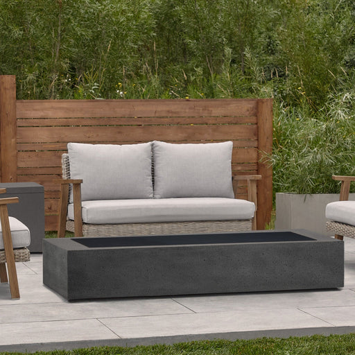 La Valle Large Rectangle Lid in charcoal (1591LP)