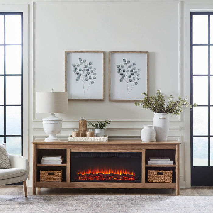 Rowan TV Stand Light Oak