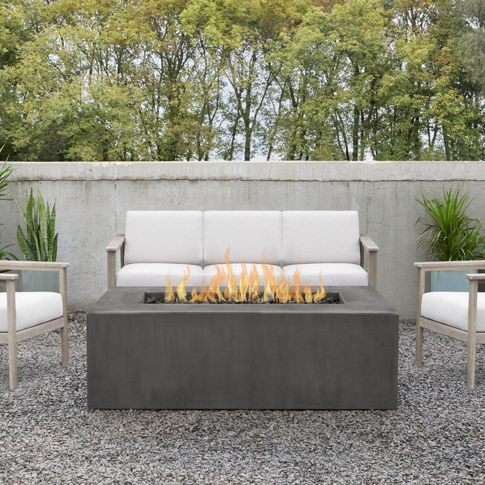 Estes Casual Rectangle Natural Gas Fire Table