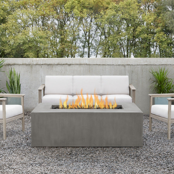 Estes Casual Rectangle Natural Gas Fire Table
