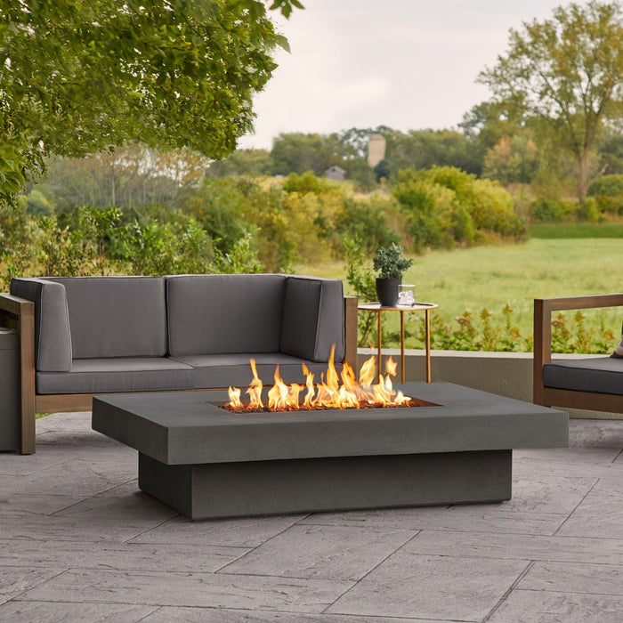 Geneva Low Rectangle Propane Fire Table