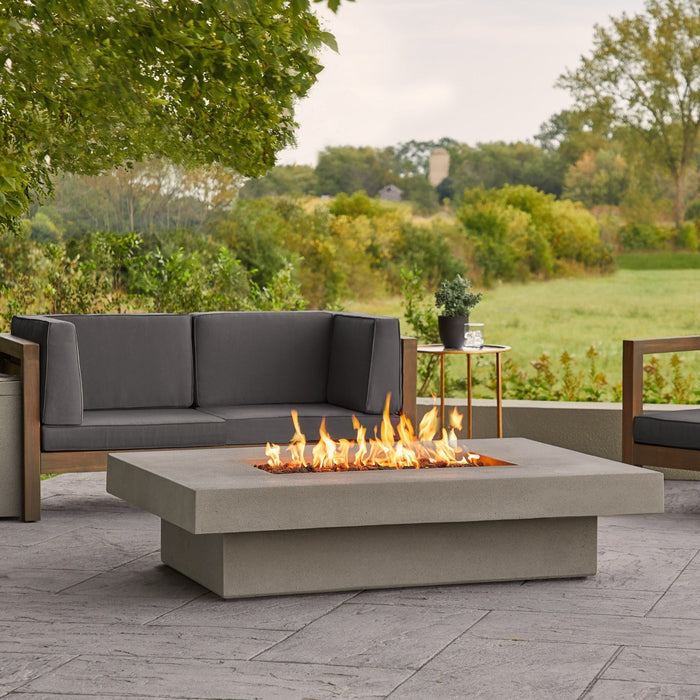 Geneva Low Rectangle Propane Fire Table