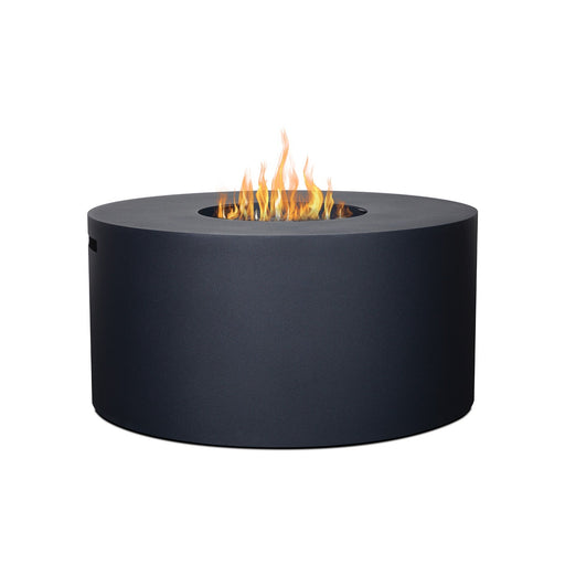 Coden 41 Round Chat Fire Table Charcoal