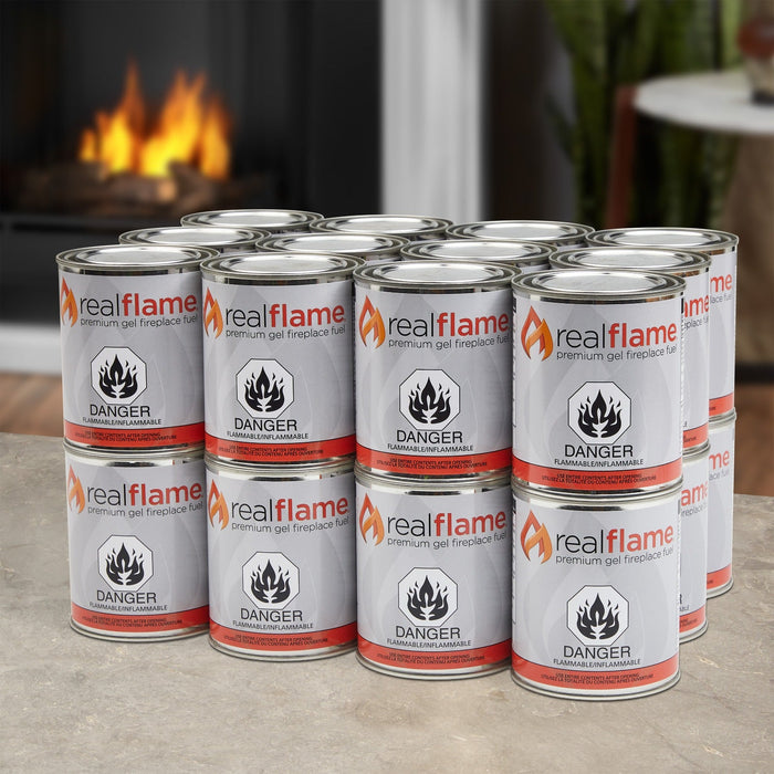 Real Flame Gel Fuel - 13 oz Cans - 24 pk