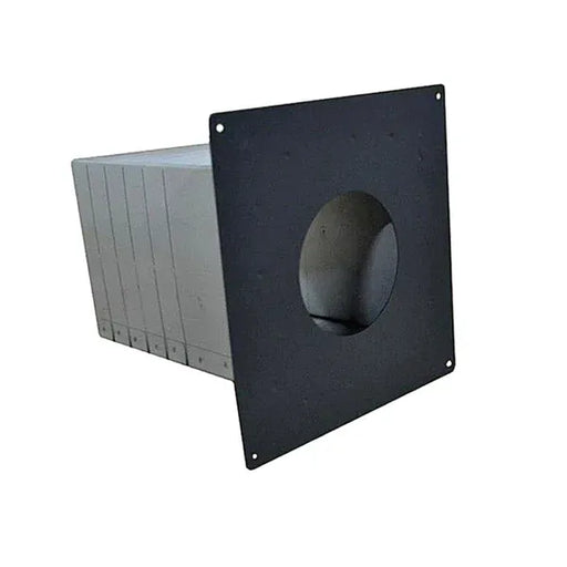 3" Vortex Pellet Vent Black Wall Pass-Thru