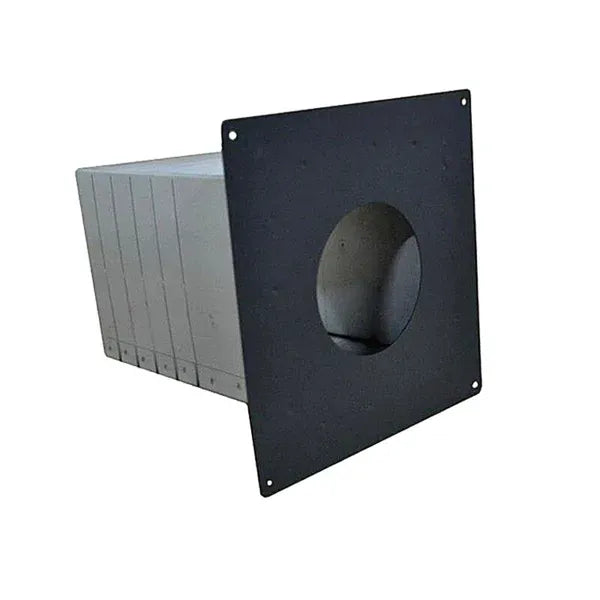 3" Vortex Pellet Vent Black Wall Pass-Thru