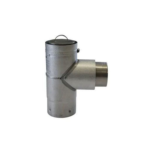 3" Vortex Pellet Vent Stove Adapter Tee with Cap