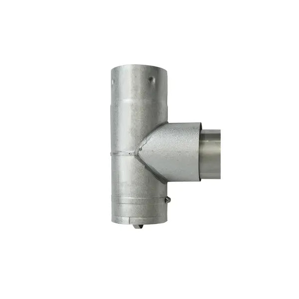 4" to 3" Vortex Pellet Vent Tee and Cap Adapter