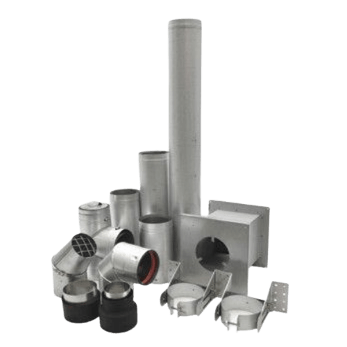 4" Vortex Pellet Vent Ground Floor Kit