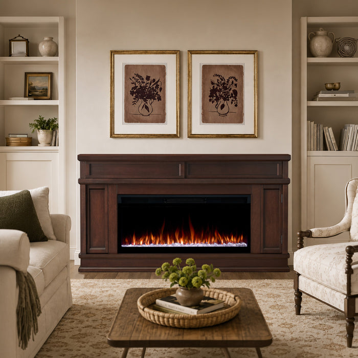 Torrey Landscape Smart Electric Fireplace Tv Stand