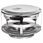 6" Ventis Class-A All Fuel Chimney 430 Stainless Wood Burning Rain Cap - VA-CW06