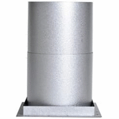 6" Ventis Class-A All Fuel Chimney Galvanized Firestop Radiation Shield - VA-FS06