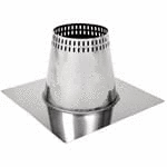 6" Ventis Class-A Galvanized Vented Flat Roof Flashing - VA-F06F