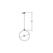 6" Vortex Double-Wall Black Stove Pipe Ceiling Hanger