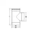 6" Vortex Double-Wall Black Stove Pipe Tee with Cap