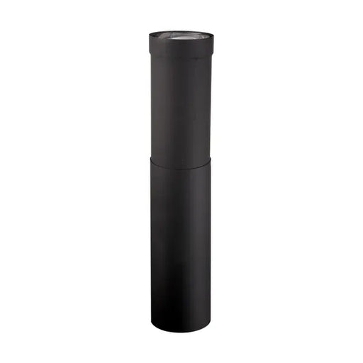 6" Vortex Double-Wall Black Stove Pipe Telescoping Section (40"–68")