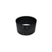 6" Vortex Double-Wall Black Stove Pipe Wall Finishing Band (Trim Plate)