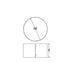 6" Vortex Double-Wall Black Stove Pipe Wall Finishing Band (Trim Plate)